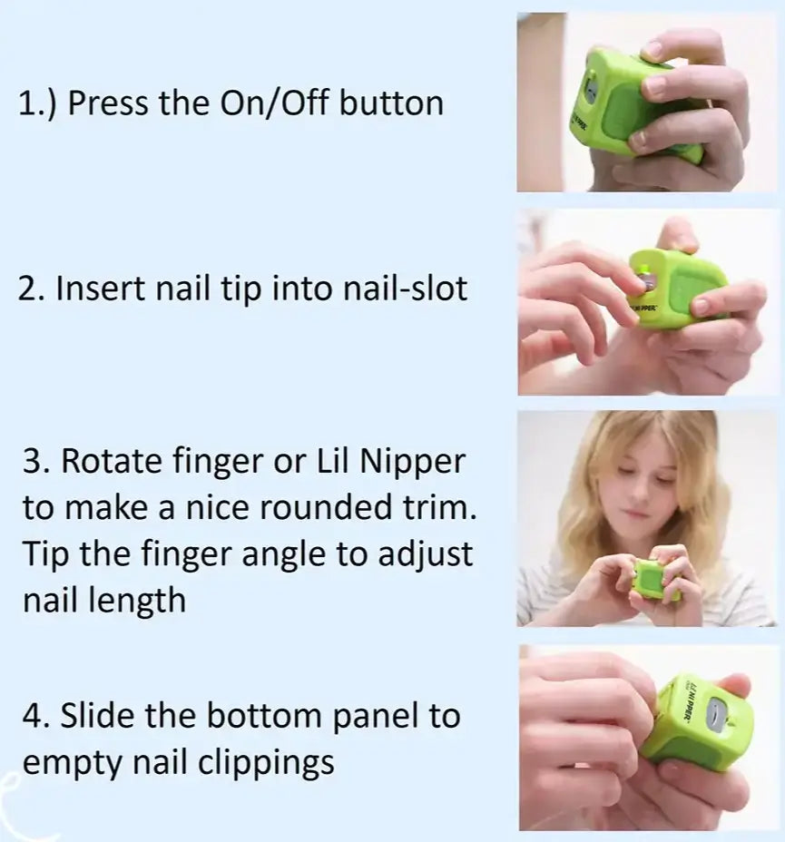Child Size Electric Nail Clipper (Ages 5–13)